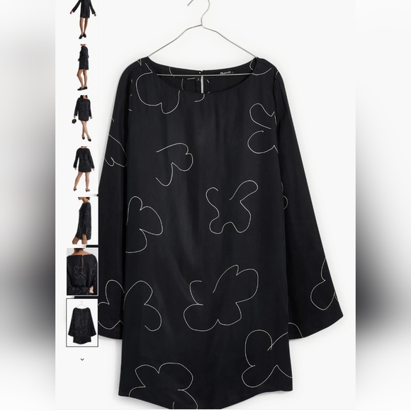 MADEWELL Erika Dress Shift Mini Dress Floral - Picture 7 of 8